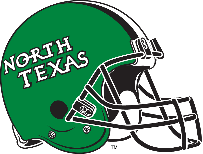 North Texas Mean Green 2005-Pres Helmet 01 iron on paper